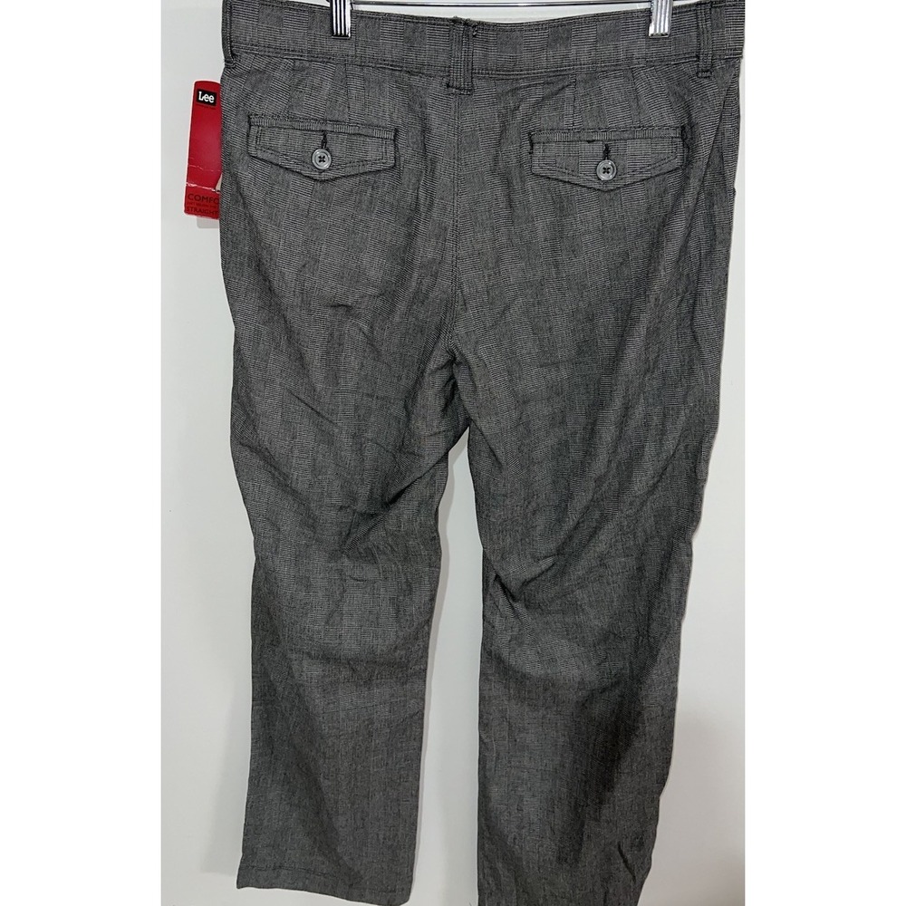 (7/b52)Lee Comforts Fit Pant Women Black Size 14 Straight - Picture 2 of 11
